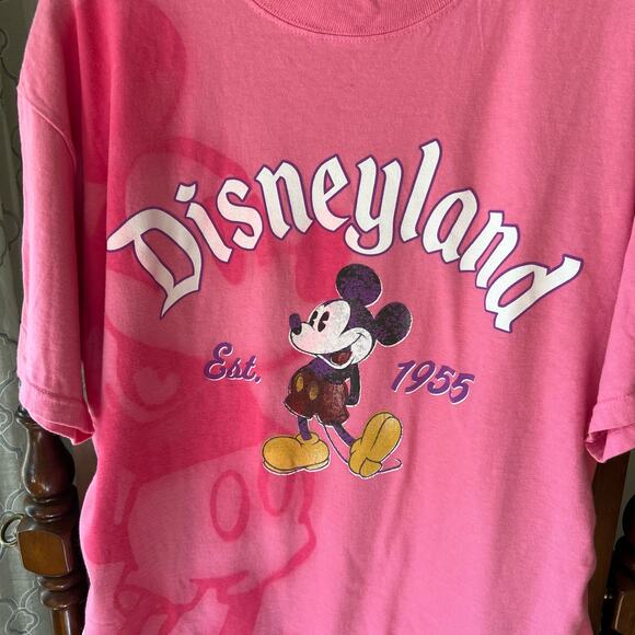 Disney maternity Hanes beefy T pink Mickey Mouse resort T-shirt - Picture 2 of 9